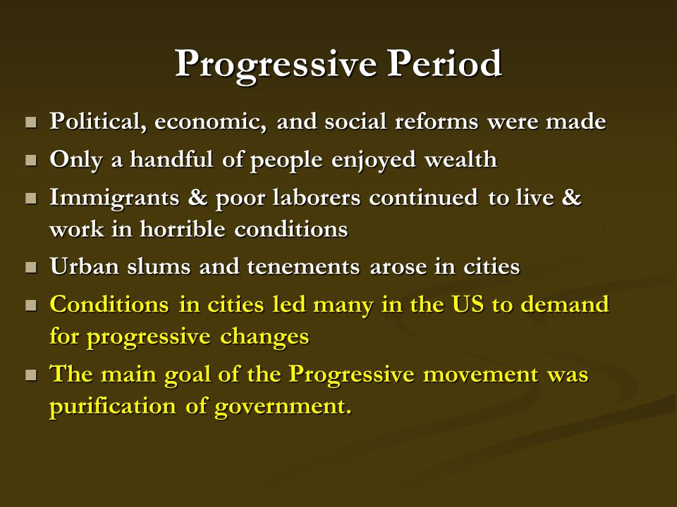 American History » Progressive Era